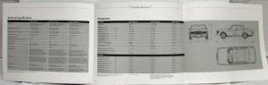 1985 Mercedes-Benz Turbodiesels Specifications Folder