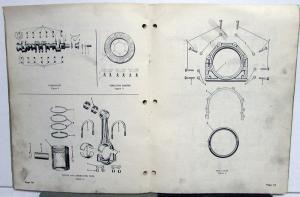 1959 Cummins JS JNS JT Diesel Engines Parts Book Catalog Bulletin 966784