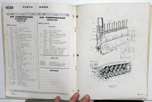 1960 Cummins J JF & JN Diesel Engines Parts Book Catalog Bulletin 966783-A