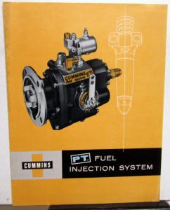 Vintage Cummins Diesel Engines PT Fuel Injection System Dealer Brochure 950138