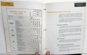 1959 Cummins C Series Diesel Engines Owners Operation & Maintenance Manual