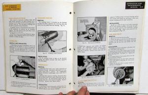 1959 Cummins C Series Diesel Engines Owners Operation & Maintenance Manual