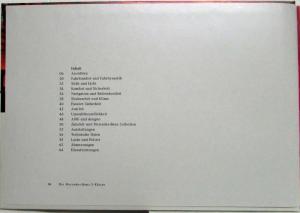 2001 Mercedes-Benz Die S-Klasse Limousinen Sales Brochure Book - German Text