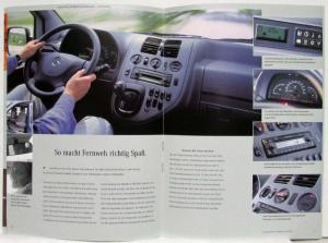 2000 Mercedes-Benz Der Vito Marco Polo Sales Brochure Price List - German Text