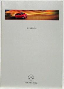 2000 Mercedes-Benz Die Die A-Klasse Sales Brochure - German Text