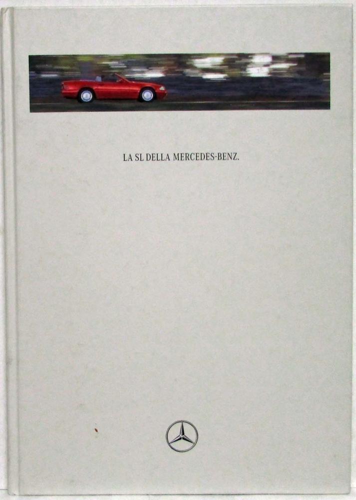 1997 Mercedes-Benz La SL Della Prestige Sales Brochure Book - Italian Text