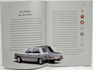 1996 Mercedes-Benz Die S-Klasse Prestige Hardbound Sales Brochure - German Text