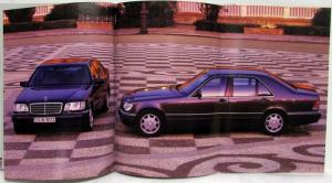 1996 Mercedes-Benz Die S-Klasse Prestige Hardbound Sales Brochure - German Text