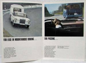 1967 Mercedes-Benz DB Auto Transmission and DB Power Steering Sales Brochure