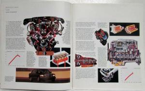 1987 Mercedes-Benz S-Class Prestige Sales Brochure with Specifications Folder