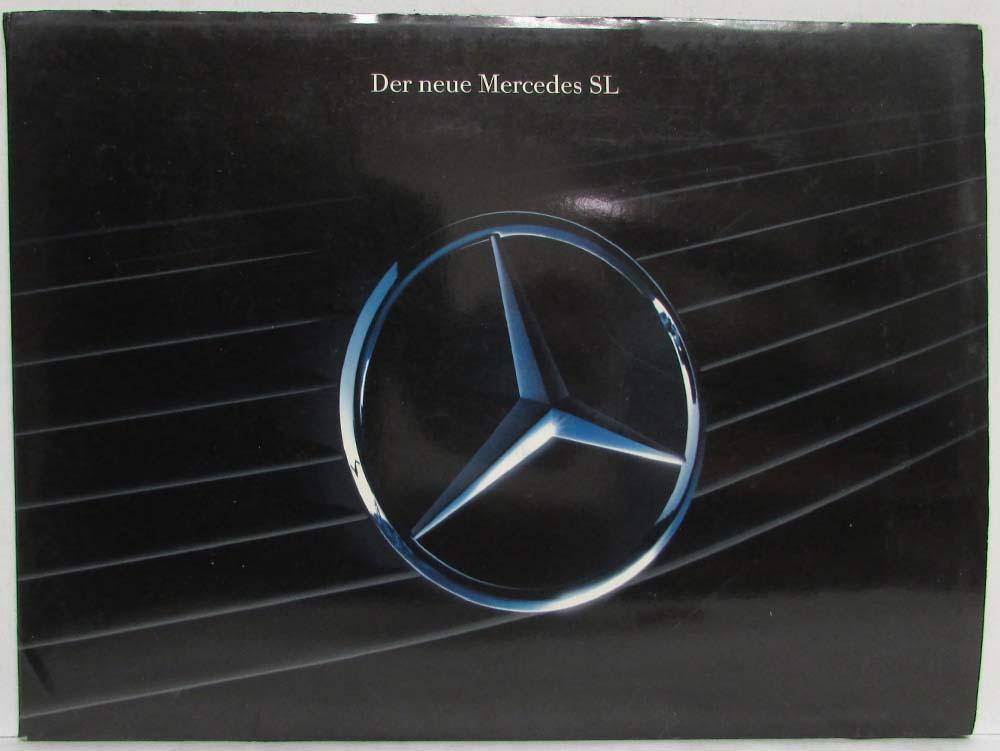 1989 Mercedes-Benz SL Portfolio with 2 Sales Brochures - German Text