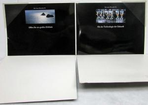 1989 Mercedes-Benz SL Portfolio with 2 Sales Brochures - German Text
