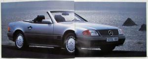 1989 Mercedes-Benz SL Portfolio with 2 Sales Brochures - German Text