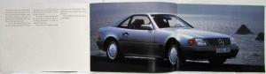 1989 Mercedes-Benz SL Portfolio with 2 Sales Brochures - German Text
