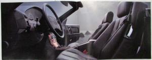 1989 Mercedes-Benz SL Portfolio with 2 Sales Brochures - German Text