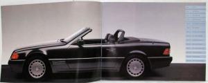 1989 Mercedes-Benz SL Portfolio with 2 Sales Brochures - German Text