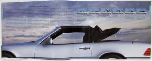 1989 Mercedes-Benz SL Portfolio with 2 Sales Brochures - German Text