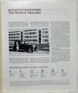 1990 Mercedes Magazine Volume 32 - SSK - Silver Arrows - Le Mans