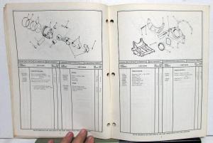 Cummins Diesel V-378 Series Engines Parts Catalog Book Bulletin 967140-C