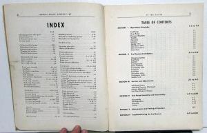 1954 Cummins Diesel Engines PT Fuel System Service Shop Repair Manual