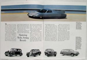 1990 Mercedes-Benz Turbodiesels Sales Brochure with Spec Sheet - 300D 350SDL