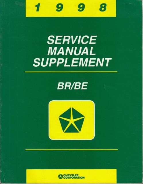 1998 Dodge Ram Pickup Truck 1500-3500 Service Shop Repair Manual Supplement