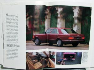 1990 Mercedes-Benz Model Line Sales Brochure E-Class S-Class - Small