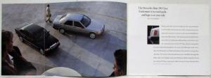 1991 Mercedes-Benz 190 Class Prestige Sales Brochure with Specifications Folder