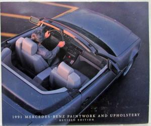 1991 Mercedes-Benz Paintwork and Upholstery - Revised Edition