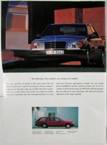 1991 Mercedes-Benz Car Range in Australia Flip-Up Sales Brochure