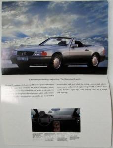 1991 Mercedes-Benz Car Range in Australia Flip-Up Sales Brochure