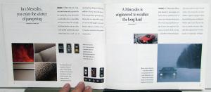 1991 Mercedes-Benz Model Line Sales Brochure 190-Class 300-Class S-Class SL