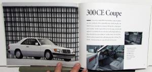 1991 Mercedes-Benz Model Line Sales Brochure 190-Class 300-Class S-Class SL