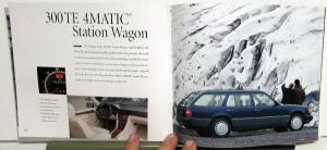 1991 Mercedes-Benz Model Line Sales Brochure 190-Class 300-Class S-Class SL