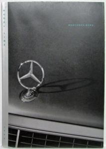 1992 Mercedes-Benz Model Line Sales Folder Poster - 190 300 Sport S-Class