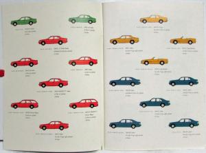 1992 Mercedes-Benz Model Line Sales Brochure
