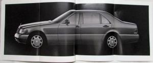 1992 Mercedes-Benz S-Class Prestige Sales Brochure