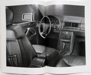 1992 Mercedes-Benz S-Class Prestige Sales Brochure