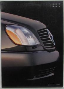 1992 Mercedes-Benz 500SEC and 600SEC Sales Brochure