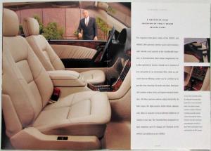 1992 Mercedes-Benz 500SEC and 600SEC Sales Brochure