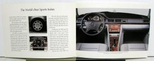 1992 Mercedes-Benz 500E Sports Sedan Sales Folder Brochure