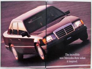 1992 Mercedes-Benz 400E V-8 Sedan Sales Folder Brochure