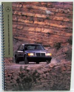 1992 Mercedes-Benz 300 Class Dealer Salesman Training Sales and Marketing Manual