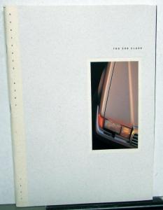 1993 Mercedes-Benz 300 Class Prestige Sales Brochure