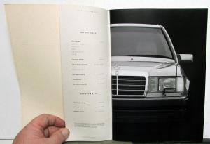 1993 Mercedes-Benz 300 Class Prestige Sales Brochure