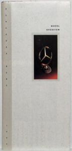 1993 Mercedes-Benz Model Overview Sales Folder with 3 Point Star on Cover