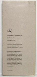1993 Mercedes-Benz Model Overview Sales Folder with Line of Cars on Cover