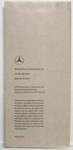 1993 Mercedes-Benz Model Overview Sales Folder with Line of Cars on Cover