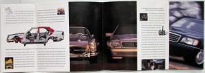 1995 Mercedes-Benz Model Overview Sales Folder