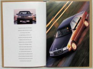 1995 Mercedes-Benz S320 Sedan Sales Folder Brochure